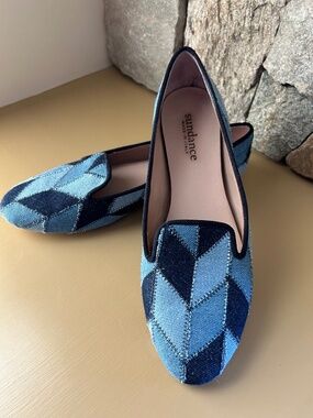 Sundance patch work Denim Flats